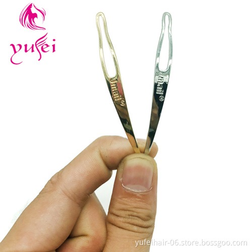 YUFEI Interlocking Tools For Deadlocks Needle Blonde Hair needle and thread Easylocks crochet needle for hair